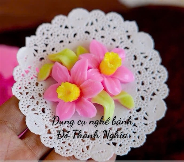 Khuôn Silicon - Chùm Hoa Thủy Tiên D1