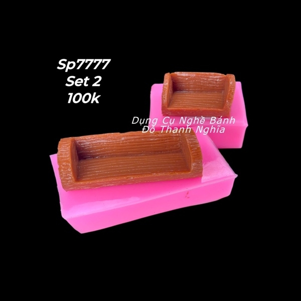 Khuôn Silicon - Khúc Gỗ - 9.6x5.3x6cm