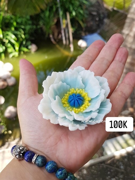 Khuôn Silicon - Hoa Poppy 6.5 Cm