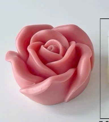 Khuôn Silicon - Hoa Hồng Nở - 7cm A3