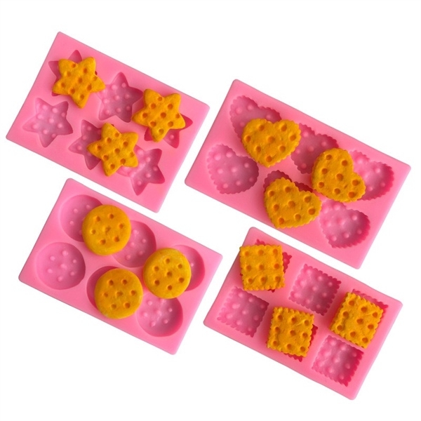 Khuôn Silicon - Bánh Quy Sao 3cm 6c