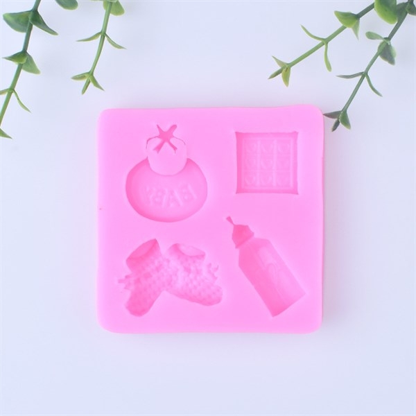 Khuôn Silicon - Bình Bú - Bình Yếm Giày 4c