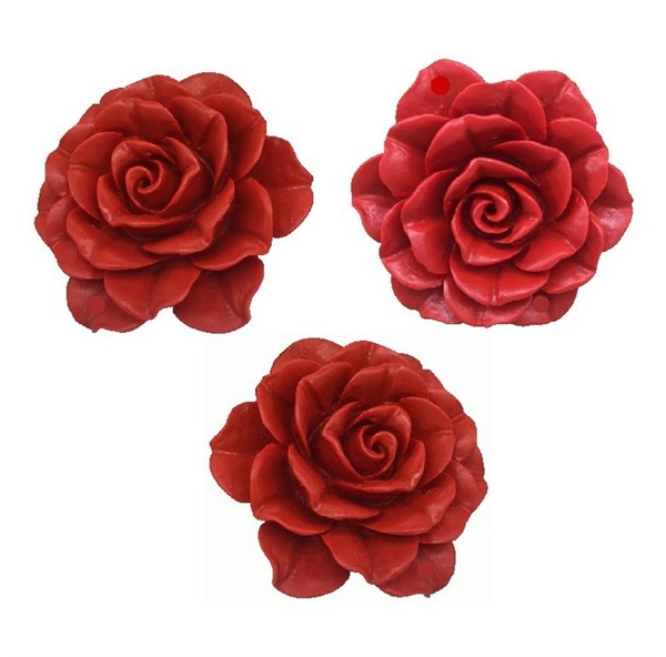 Khuôn Silicon - Hoa Hồng Cánh Tim