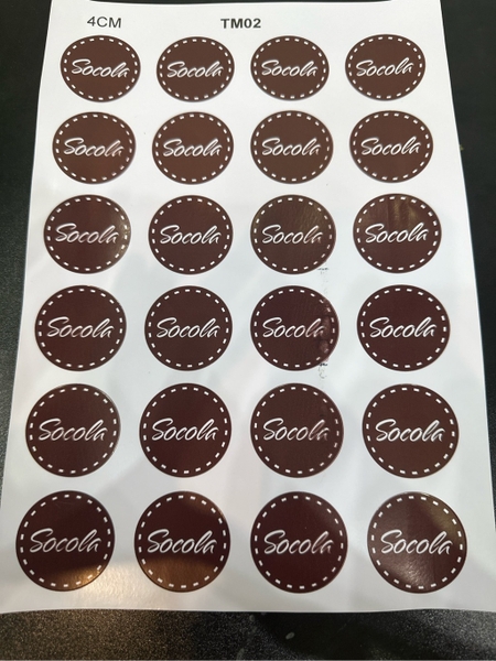 Decal Chủ Đề Trung Thu - Tem Nhân Bánh