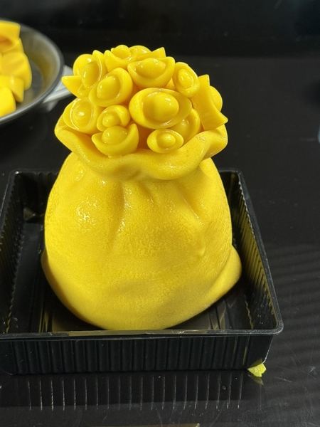 Khuôn Silicon Túi Vàng Hủ Vàng To 12.5cm Mã C160