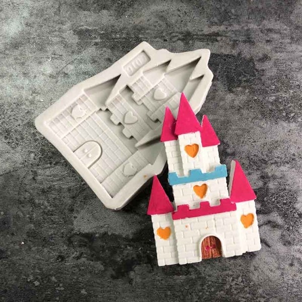 Khuôn Silicon - Lâu Đài - Vĩ 10cm 5 Chóp