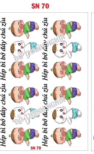 Decal Chủ Đề Sinh Nhật - DSN - DSN70
