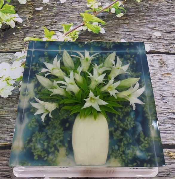 Kim 3D Inox - Bộ 5 - Mẫu 39 Hoa Lily