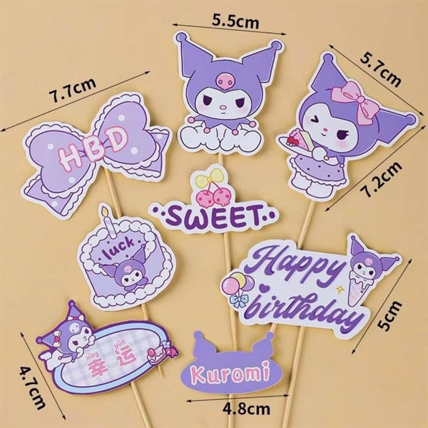 PKC -Phụ Kiện Cắm GẤU Con Gấu - MELODY-KUROMI tím