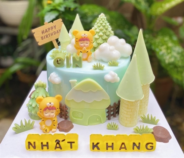 Khuôn Silicon - Rau Củ - Nấm - Ngôi Nhà 8.7cm