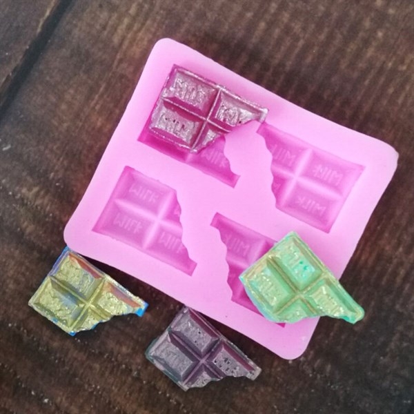 Khuôn Silicon - Kẹo - Socola vỡ 4c