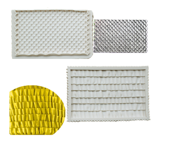 Khuôn Silicon - Viền Mảng Họa Tiết - Vảy Cá 13x8.5cm