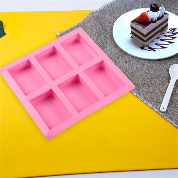 Khuôn Silicon - Chữ Nhật Vĩ 6c Ô 5.5X8X2.5C