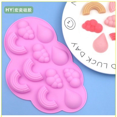 Khuôn Silicon - Bầu Trời - Cầu Vồng - Vĩ Mây Nước 11c