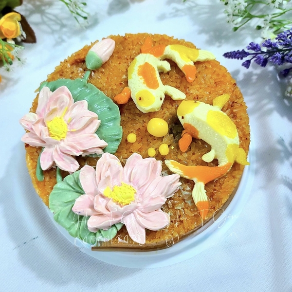 Khuôn Silicon - Biển - Cá Koi 9cm