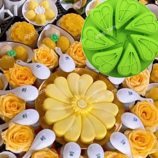 Khuôn Silicon - Đế - Tim Mâm Cúng - Tim Trơn