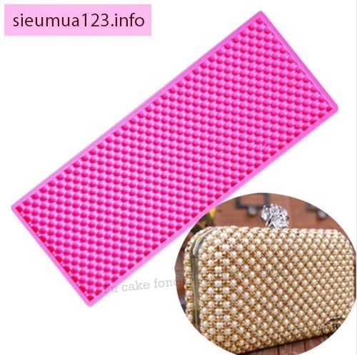 Khuôn Silicon - Viền Mảng 2D - Bi Hạt Tròn