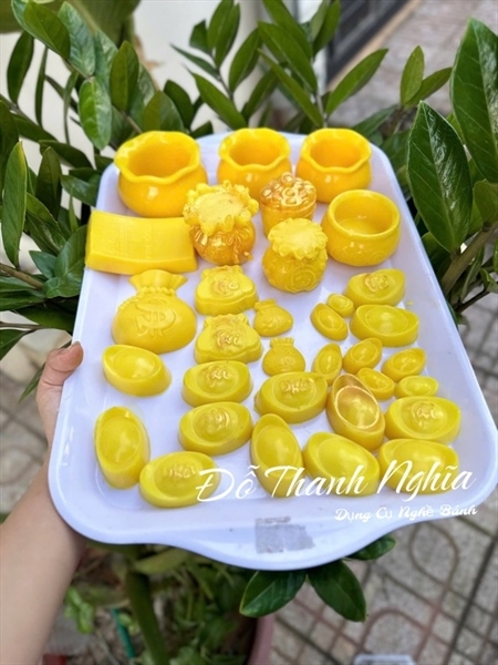 Khuôn Silicon - Tết Túi Tiền $- kích thước 11*9*3.3cm - Túi Vàng Chữ $