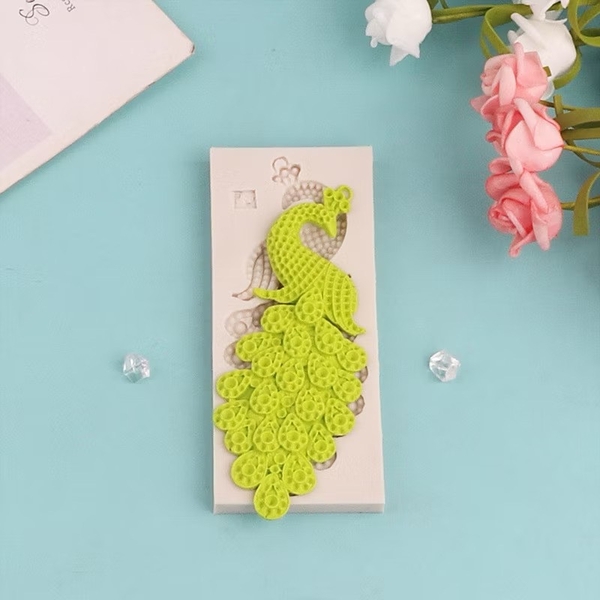Khuôn Silicon - Động Vật - Con Công