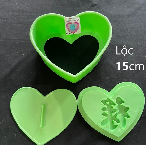 Khuôn Ấn Xôi - Tim NL - 15cm - Lộc - Hán