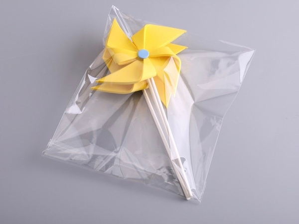 Set Bộ 3 Cắm Chong Chóng Phụ Kiện Trang Trí Bánh - vàng
