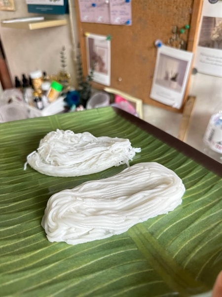 Khuôn Silicon - Món Ăn - Bún Trung 9cm