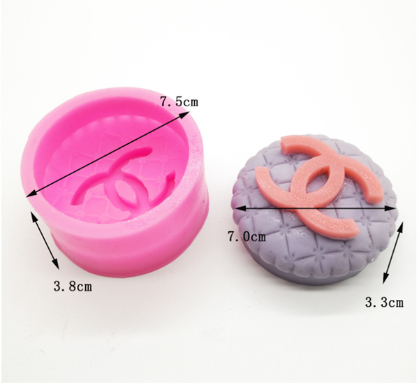 Khuôn Silicon - Logo - Mặt Túi 9x7cm
