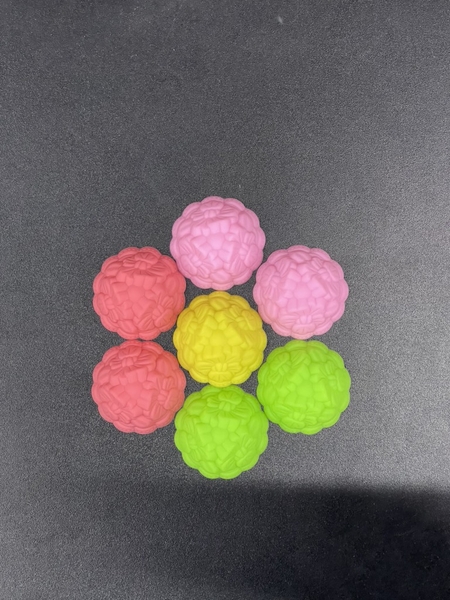 [10 cup] Khuôn Silicon - Cup Set 5cm - M74 Hoa 3 Mảnh