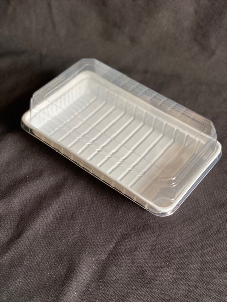Hộp Nhựa - Chữ Nhật TN25 - 25x15cm Cao 7cm đế đen set 5 hộp