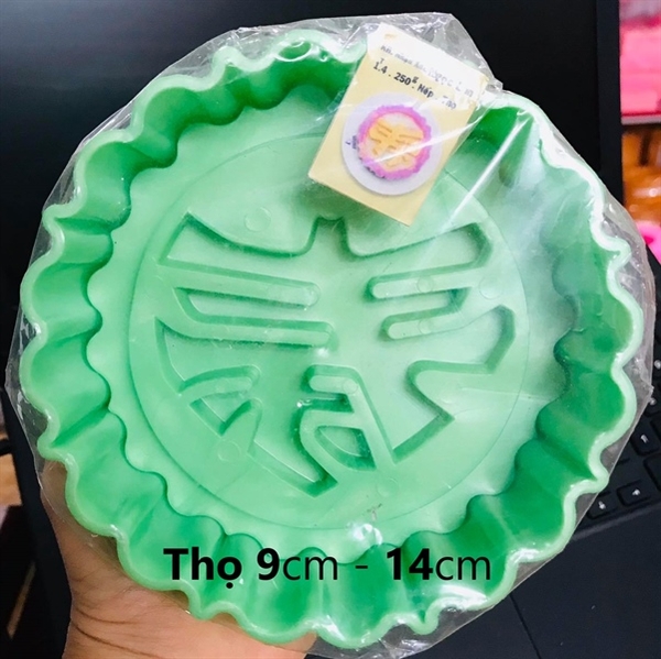 Khuôn Ấn Xôi - Tròn Khía NL - 14cm - Thọ - Hán