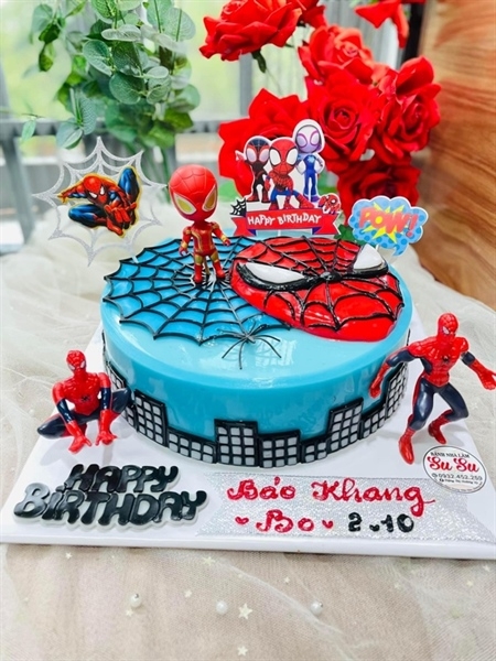 Khuôn Silicon - Siêu Nhân - Nhện Mặt To 16x12cm