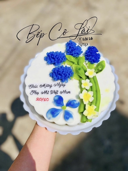 Khuôn Silicon - Chùm Hoa Cúc Lavender - Kèm Cành 7.8cm