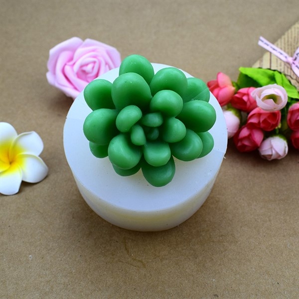 Khuôn Silicon - Sen Đá TIA Đất 7.6cm