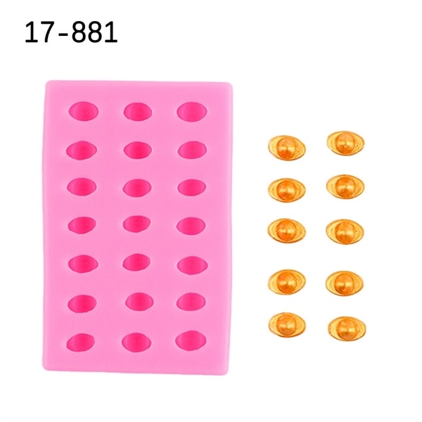 Khuôn Silicon - Thỏi Vàng - vàng 1.8cm 15c