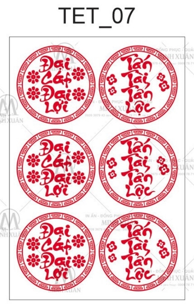 Decal Chủ Đề Hot - Vui Nhộn - DSN - TET07