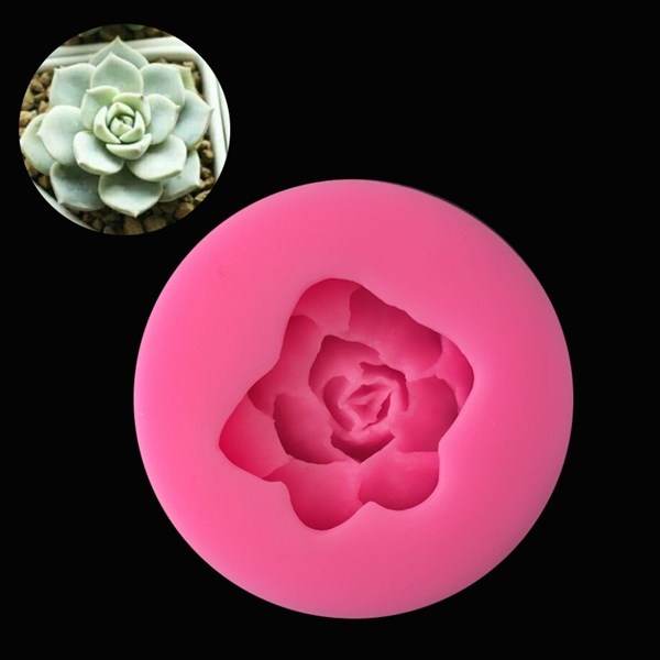 Khuôn Silicon - Sen Đá Đất Bà - 4.5cm - Đất Bà