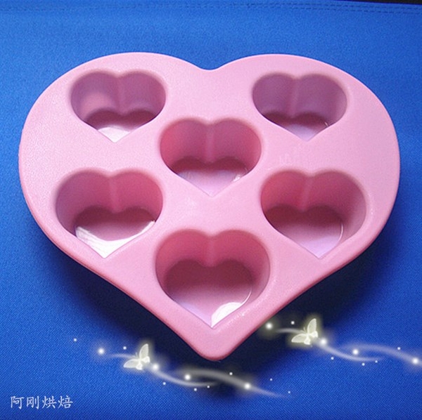 Khuôn Silicon - Trái Tim Trơn - 6c 7cm Hình Tim