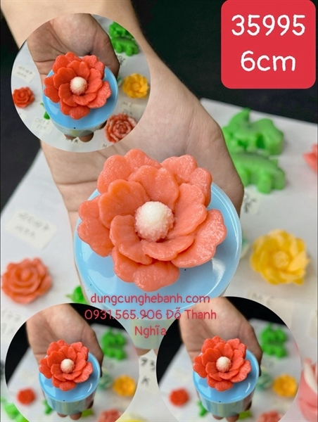 Khuôn Silicon - Hoa Cúc Thái Mã C - Cánh Thẳng - 6cm C14