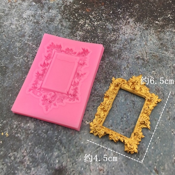 Khuôn Silicon - Cánh Cửa - Chữ Nhật Hoa Văn