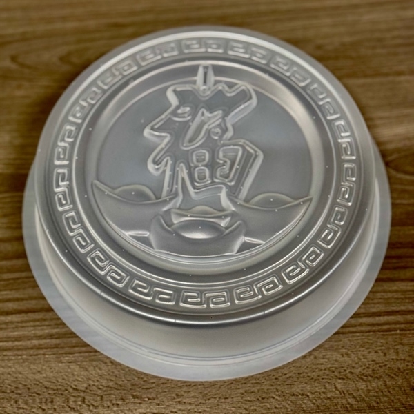 Khuôn Nhựa Vía Thần Tài Tròn - 15cm Cao 4.5cm