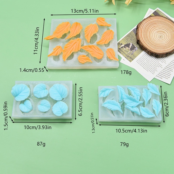 Khuôn Silicon - Lá Mẫu M2 - Gân Nhỏ