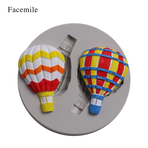 Khuôn Silicon - Bầu Trời - Khinh Khí Cầu - Mẫu 2c