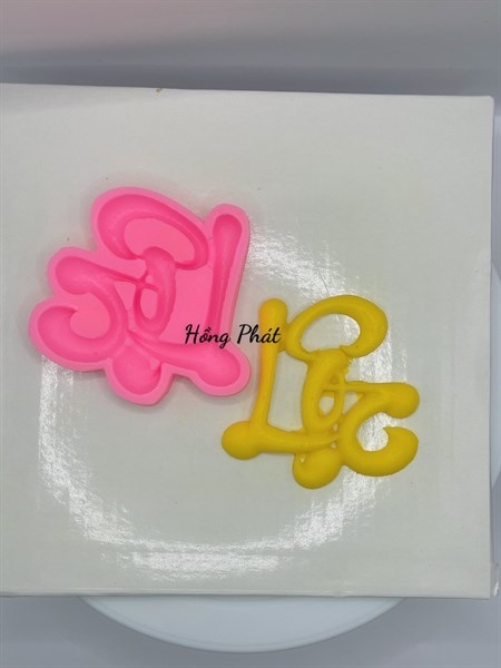 Khuôn Silicon - Chữ Thư pháp - HP - Lộc