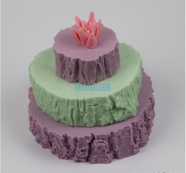 Khuôn Silicon - Khúc Gỗ - LỚN 15.3 CM