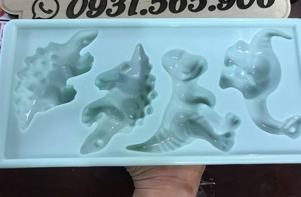 Khay Đá Nhựa VT - KD27 - TH 4c - Khủng Long