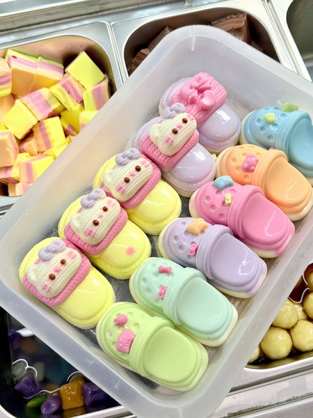 Khuôn Silicon - Em Bé Giày - Giày Dép Crocs Khúc Bạch K Charm