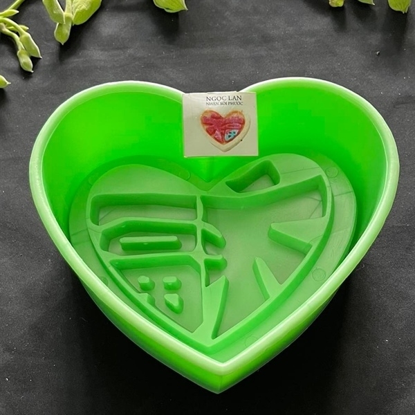 Khuôn Ấn Xôi - Tim NL - 15cm - Phước - Hán