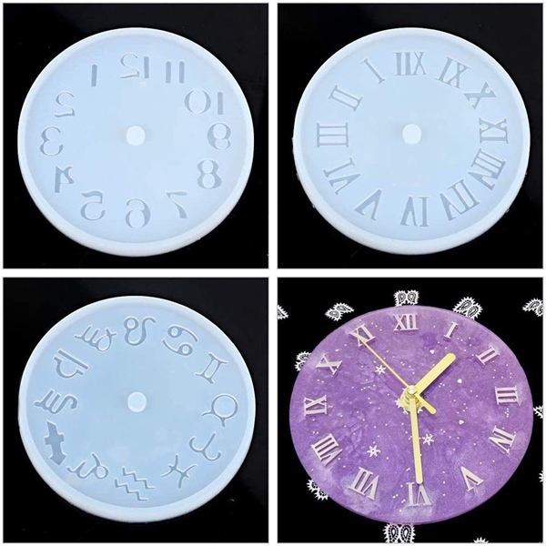 Khuôn Silicon - Đồng Hồ - Số 15cm
