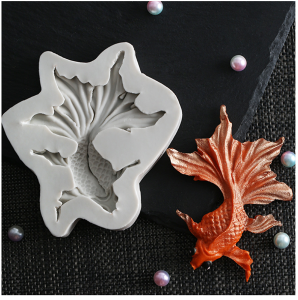 Khuôn Silicon - Biển - Cá 8.5cm - Cũ
