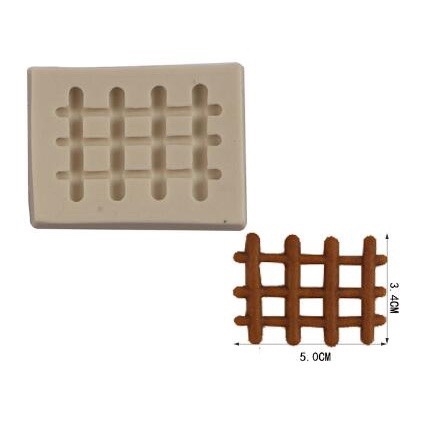 Khuôn Silicon - Hàng Rào - 5x3.4cm